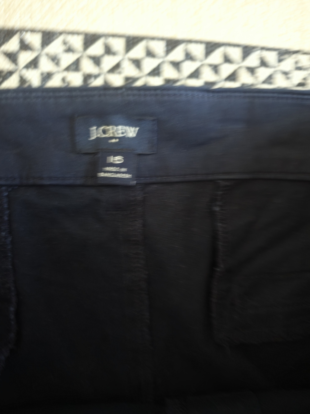 Womens J. Crew 9" Navy Chino Shorts - Picture 4 of 5